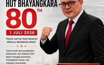 Pimpinan Umum Saberpungli.net Edwin Dei Ucapkan Selamat HUT Bhayangkara ke-80 dan Berikan Apresiasi kepada Polri