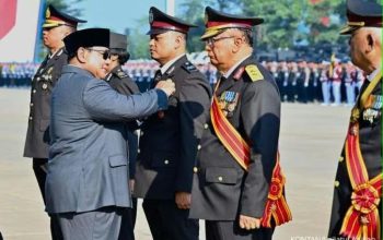 HUT Ke-80 Bhayangkara, Presiden Prabowo Anugerahkan Tanda Kehormatan dan Pangkat Istimewa ke Jajaran Polri