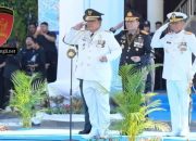 Kapolda Sulut Bersama Forkopimda Dampingi Gubernur Pimpin Upacara Hari Bhayangkara ke-80 di Mako Polda
