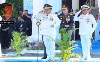Kapolda Sulut Bersama Forkopimda Dampingi Gubernur Pimpin Upacara Hari Bhayangkara ke-80 di Mako Polda