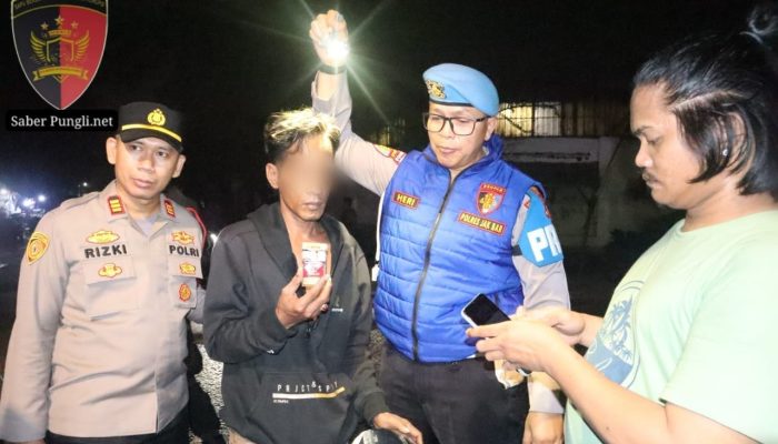Razia Gabungan Dini Hari Polres Metro Jakarta Barat Amankan Terduga Pembawa Sabu