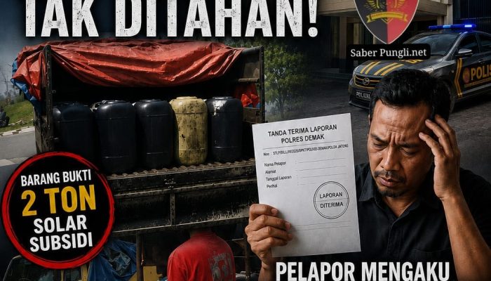 Ada Apa dengan Polres Demak? Dugaan Penyalahgunaan 2 Ton Solar Bersubsidi Belum Berujung Penahanan, Pelapor Mengaku 22 Hari Belum Terima SP2HP