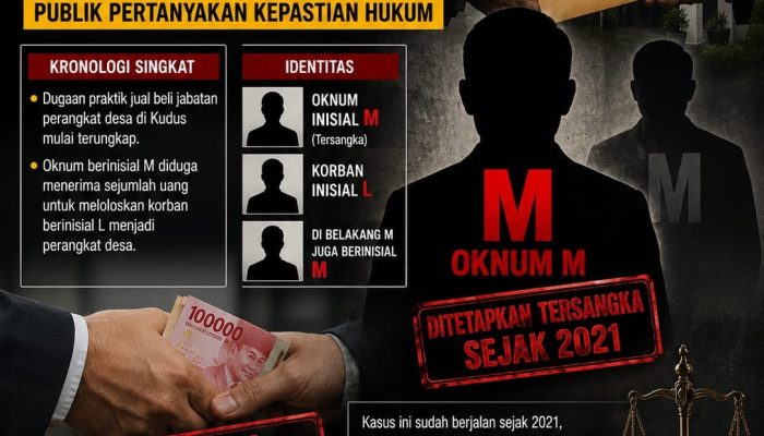 Kasus Dugaan Jual Beli Jabatan Perangkat Desa di Kudus Kembali Disorot, Publik Pertanyakan Kepastian Hukum
