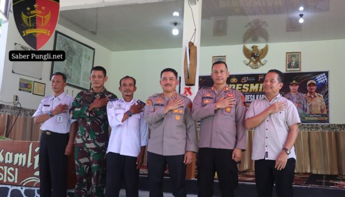 Pos Satkamling Karangsari Diresmikan, Kapolres : Keamanan Tanggung Jawab Bersama