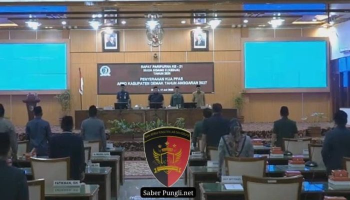 Pemkab Demak Resmi Serahkan KUA-PPAS APBD 2027 ke DPRD, Awal Penentuan Arah Pembangunan Daerah