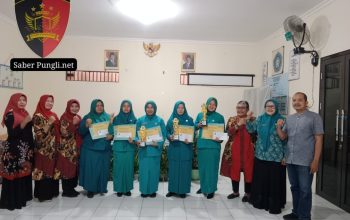 Tumbuhkan Semangat Bela Negara, TP PKK Bambankerep Gelar Lomba Simulasi PKBN Antar-RW