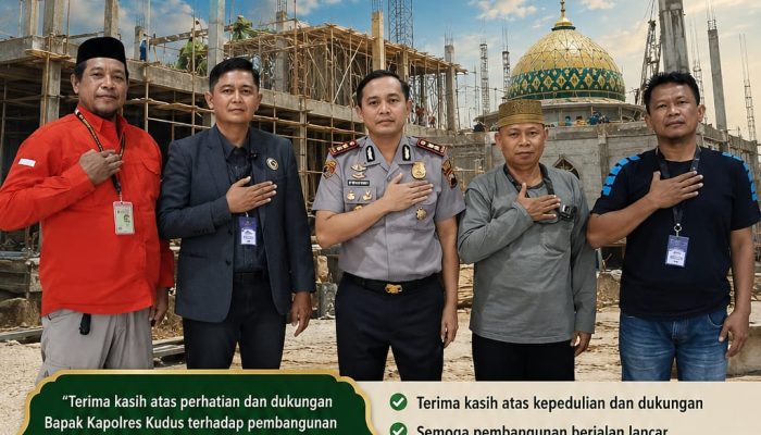 Apresiasi Atas Perhatian Bapak Kapolres Kudus Terkait Kasus Pembangunan Masjid di Karangtowo, Karang Tengah, Demak