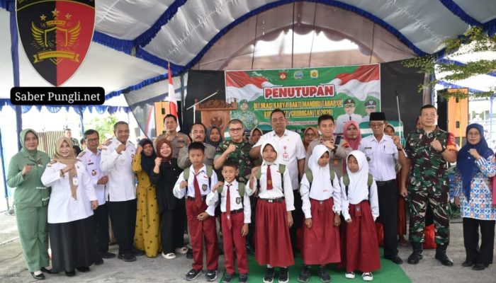 Kegiatan Penutupan Karya Bakti Mandiri (KMB) KODIM 0717/GROBOGAN TAHAP IX Tahun 2026 di Desa Genengadal Kec. Toroh, Kab. Grobogan.