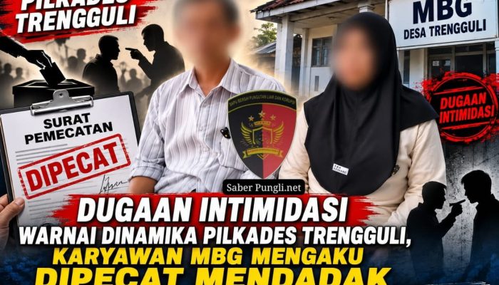 Karyawan SPPG-MBG Yayasan Al Chalimi Dipecat Secara Mendadak, Dugaan Intimidasi Dinamika PAW Desa Trengguli