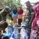 Gelorakan Kemanunggalan Air, Kodim Grobogan Salurkan Air Bersih, Ringankan Beban Warga Terdampak Kemarau.”