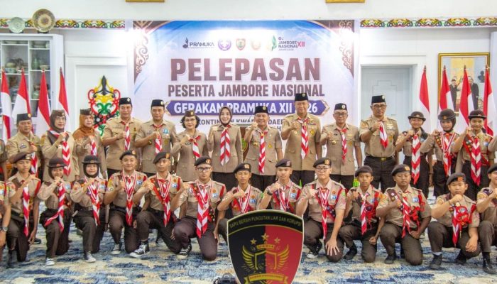 Lepas Kontingen Kalteng ke Jambore Nasional XII, Kapolda: Momentum Emas Bentuk Karakter Cinta Tanah Air dan Lingkungan