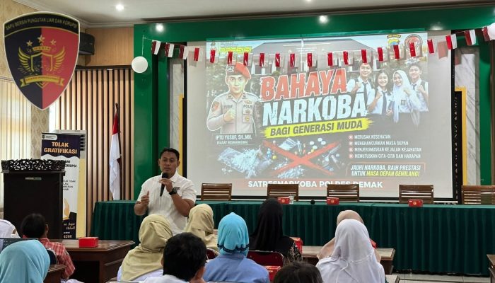 Polres Demak Gandeng Sekolah Cegah Penyalahgunaan Narkoba Sejak Dini