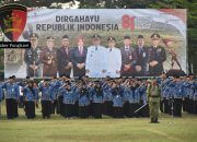 Pimpin Upacara Penurunan Bendera, Dandim Grobogan Ajak Masyarakat Bersama sama Menjaga kehormatan Sang Merah Putih Sebagai Simbol kedaulatan Negara