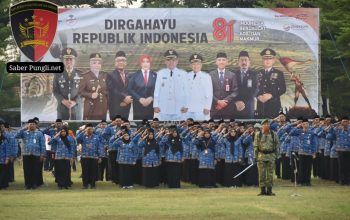 Pimpin Upacara Penurunan Bendera, Dandim Grobogan Ajak Masyarakat Bersama sama Menjaga kehormatan Sang Merah Putih Sebagai Simbol kedaulatan Negara