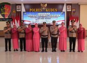 Polres Kudus Gelar Sertijab Dua Kapolsek, Kapolres Tekankan Integritas dan Penguatan Kamtibmas