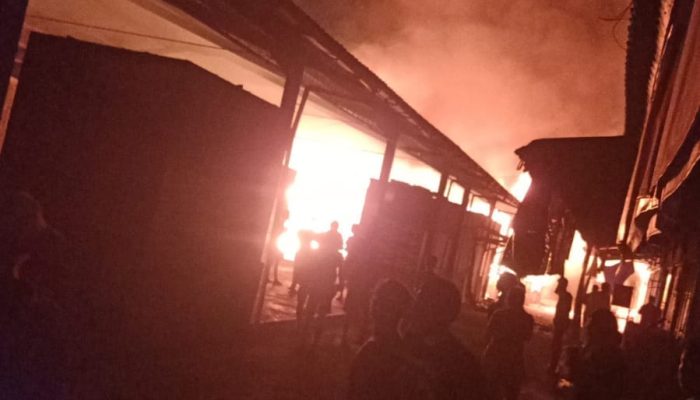 Kejadian Kebakaran di Sekitar Pasar Sedu, Demak