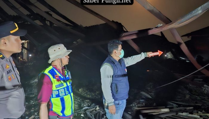62 Kios Pasar Desa Sedo Demak Terbakar, Kerugian Rp 1,2 Miliar