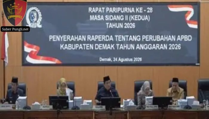 DPRD Kabupaten Demak Terima Penyerahan Rancangan Perubahan APBD Tahun 2026 dan Rancangan APBD Tahun 2027