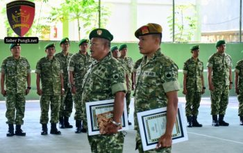 PENYERAHAN JABATAN DANRAMIL JAJARAN KODIM 0717/GROBOGAN, LAPORAN KORPS WISUDA PURNA DAN PINDAH SATUAN