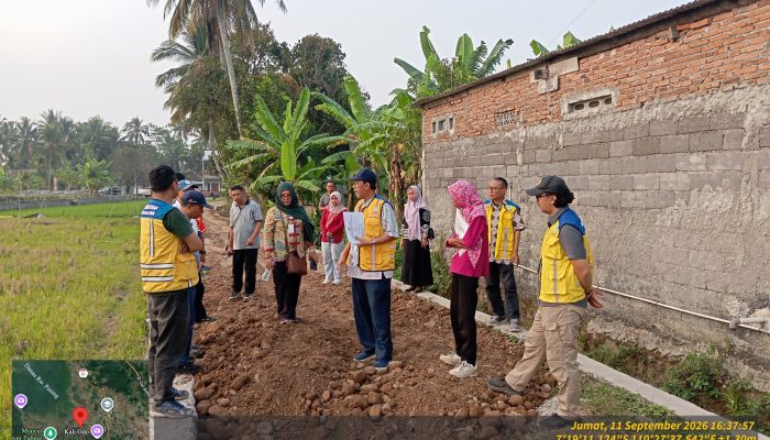 Kementrian PUPR Meninjau Pembangunan Jalan Penghubung Desa Sraten–Gedangan Didukung Anggaran PUPR Pusat