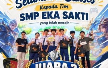 SMP Eka Sakti Sukses Sabet Juara 2 Mobil Legend E-Sport Competition Grafika Gametastic 2026