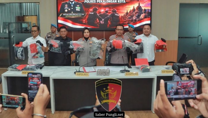 Kapolres Pekalongan Kota Pimpin Konferensi Pers, Ungkap Kasus Narkotika hingga Pidana