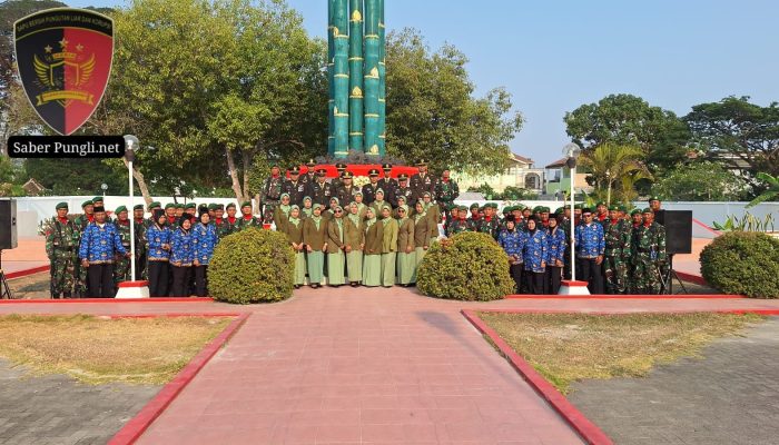 HUT TNI Ke-81, Kodim 0717/Grobogan Gelar Upacara Ziarah Nasional