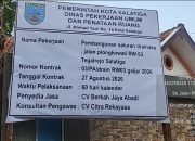 Proyek Siluman,Papan Nama Tidak Ada Anggaran