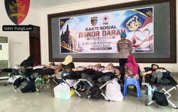 Bakti Sosial Propam Polres Demak Hasilkan 45 Kantong Darah
