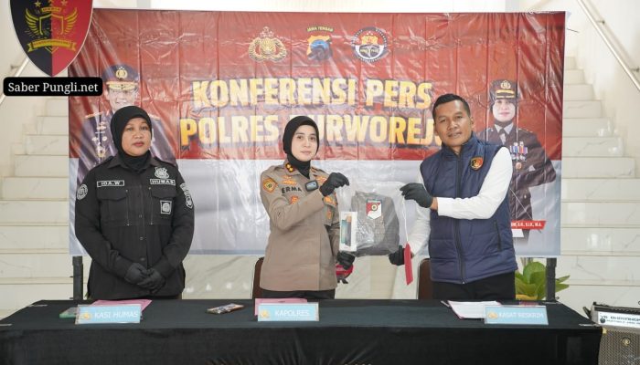 Beraksi di Sejumlah Titik Ibadah dan Sekolah, Pelaku Pencurian Antar-Provinsi Dibekuk Polres Purworejo