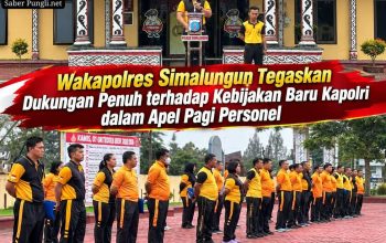 Wakapolres Simalungun Tegaskan Dukungan Penuh terhadap Kebijakan Baru Kapolri dalam Apel Pagi Personel