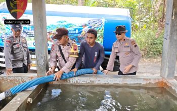Peduli Warga, Polsek Musuk Distribusikan 8.000 Liter Air Bersih