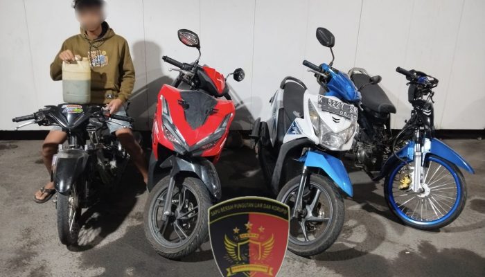 Polisi Patroli Tengah Malam di Kudus, 4 Motor Diduga Terkait Balap Liar Diamankan