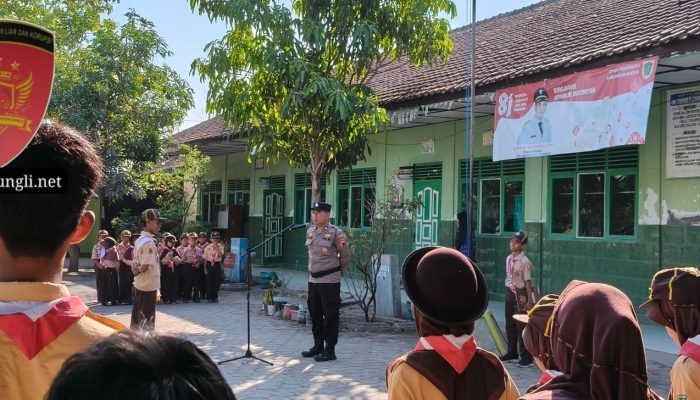 Polsek Pedan Tanamkan Kesadaran Hukum Sejak Dini, Siswa SD Diingatkan Bahaya Perundungan