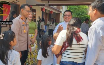 Minggu Kasih, Kapolres Sragen Hadiri Misa Suci dan Pererat Silaturahmi dengan Jemaat Gereja Katolik