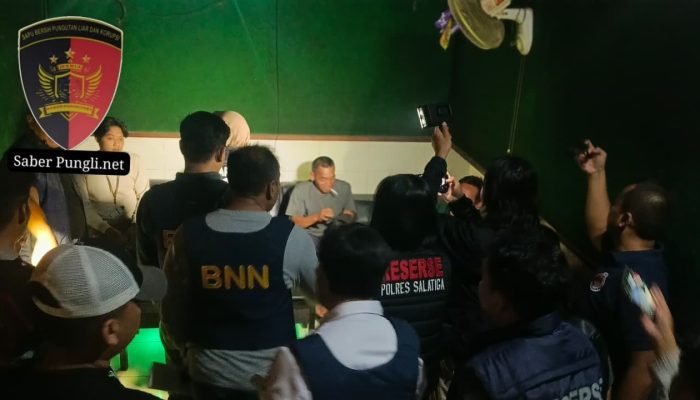 Cegah Peredaran Narkoba, Polda Jateng Gelar Operasi Sarang Narkoba di Sejumlah Tempat Karaoke Salatiga